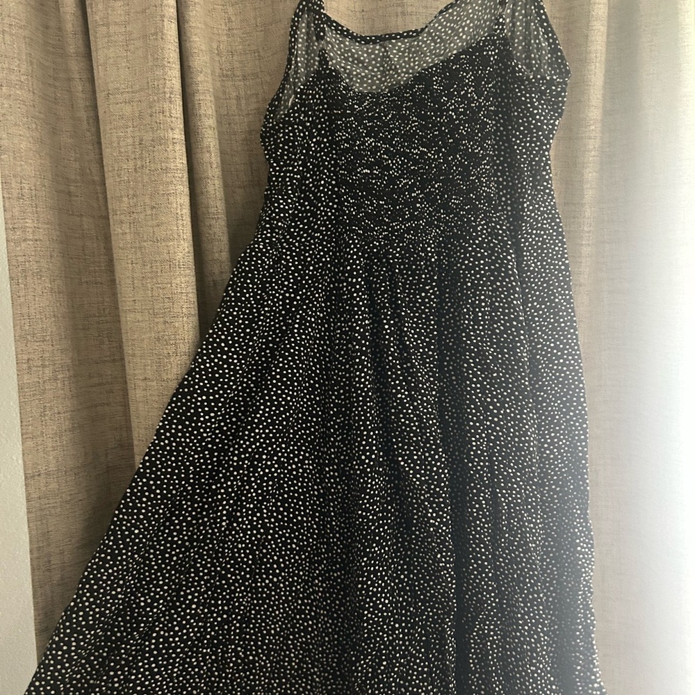 GAP Black and White Polka Dot Mini Dress